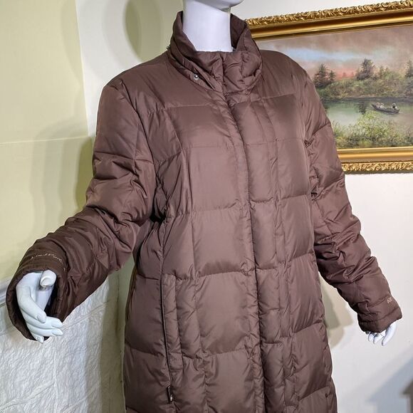 Wind River Down Puffer Coat Aubergine Purple - Picture 2 of 13